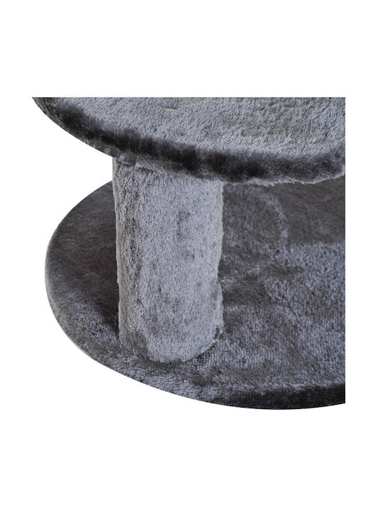 Pawhut Scratching Post Cat Trees Gray 3 levels 40x65x65cm