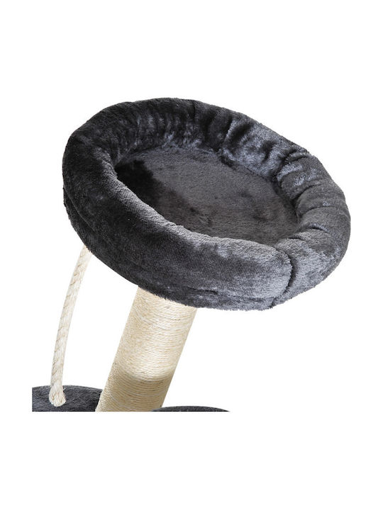 Pawhut Scratching Post Cat Trees Gray 3 levels 40x65x65cm