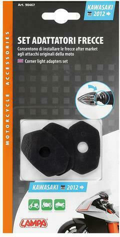 Lampa Διάφορα Ανταλλακτικά Αντάπτορας Φλας Kawasaki 48x31mm 4τμχ