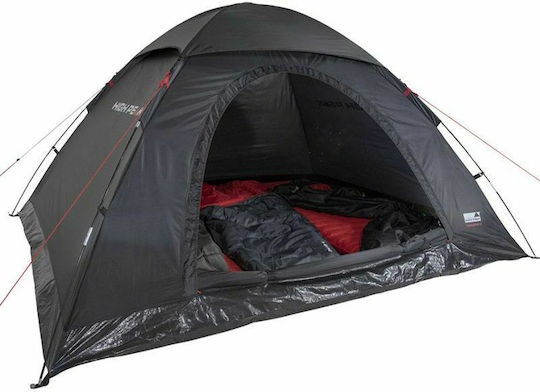 High Peak Monodome Camping Tent Igloo Black 3 Seasons for 4 People 240x210x130cm