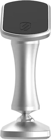 Scosche Βάση Κινητού Αυτοκινήτου Elite MagicMount Silver με Μαγνήτη