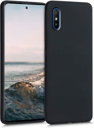 Caselab Soft Touch Back Cover Σιλικόνης Μαύρο (Redmi 9A / 9AT)
