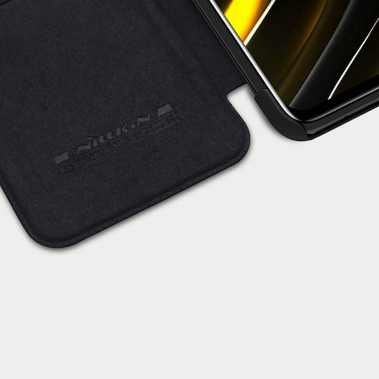 Nillkin Qin Book Piele artificială Negru (Poco M3 / Redmi 9T)