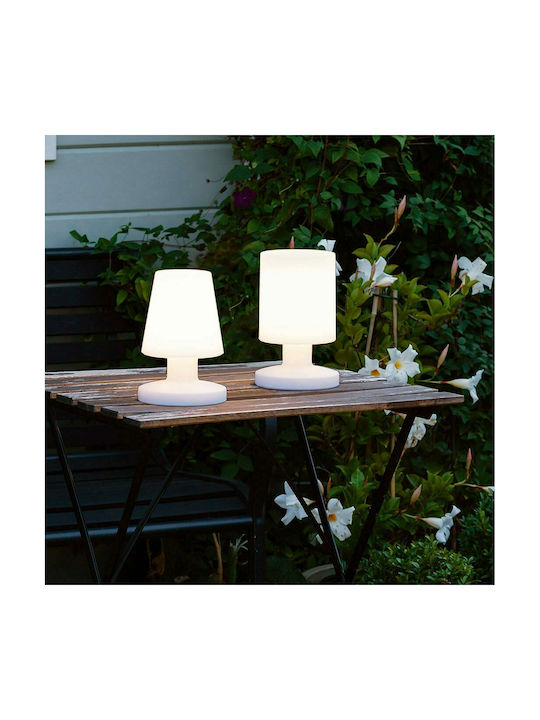 Trio Lighting Lora Επιτραπέζιo Φωτιστικό LED Εξωτερικού Χώρου 1.5W με Θερμό Λευκό Φως IP44 Λευκό