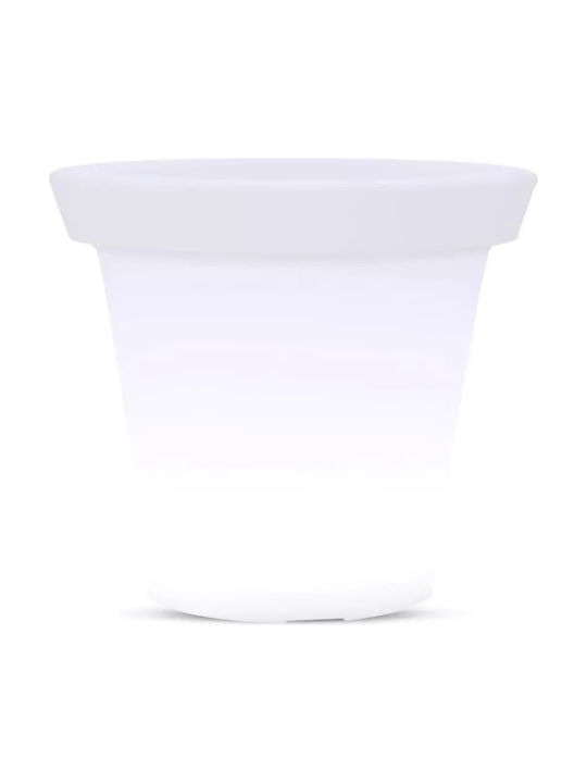V-TAC V-TAC Flower Pot White 35.5x35.5x32.5cm