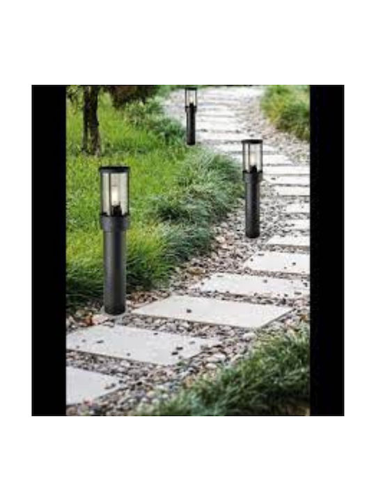 Viokef Aspen Φωτιστικό Κολωνάκι Εξωτερικού Χώρου 60W IP44 για Ντουί E27 Μαύρο