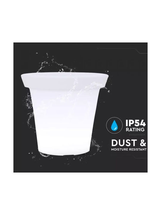 V-TAC V-TAC Flower Pot White 35.5x35.5x32.5cm