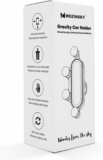 Wozinsky Wozinsky Car Mobile Mount with Adjustable Hooks Black