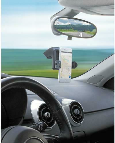 Lampa Snap Elevator Car Mobile Mount with Adjustable Hooks Silver