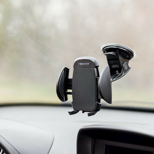 Forever Car Mobile Mount with Adjustable Hooks Black