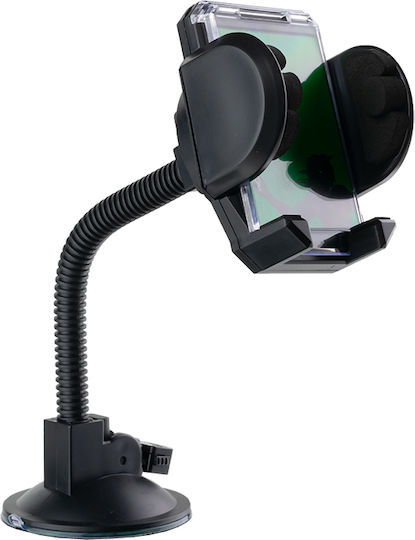 Cartech Phone Holder Smart Car Mobile Mount with Adjustable Hooks Black