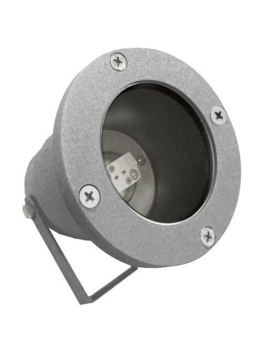 Adeleq Lamp Projector Outdoor IP65 for Socket GU10 Gray