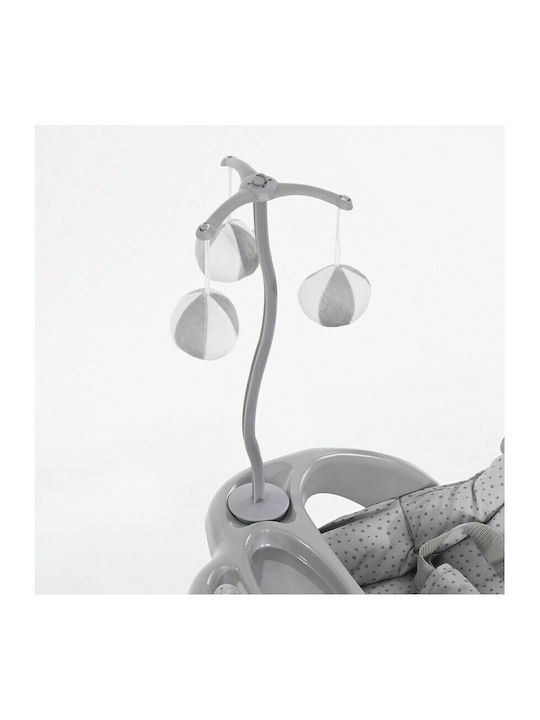 Lorelli Manual Baby Relax Dream Time Silver Blue Rabbits for Child up to 9kg
