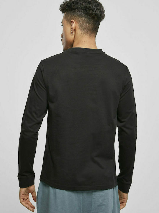 Urban Classics Men's Long Sleeve Blouse Black