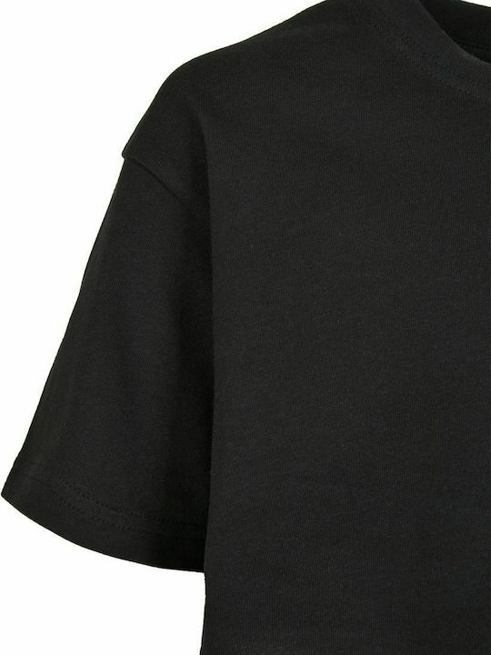 Παιδικό Crop Top Κοντομάνικο Μαύρο