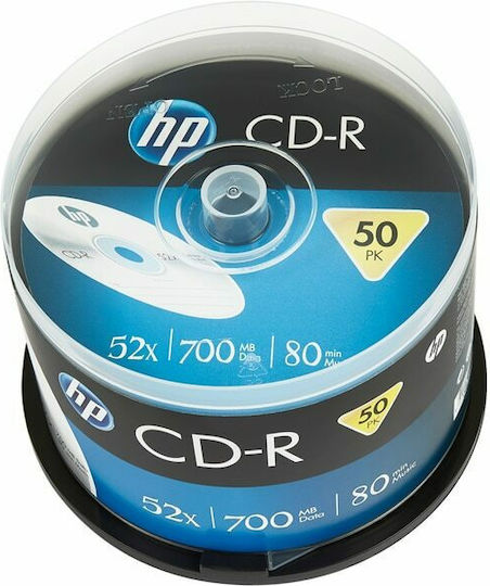 HP Εγγράψιμα CD-R 52x 700MB 50τμχ