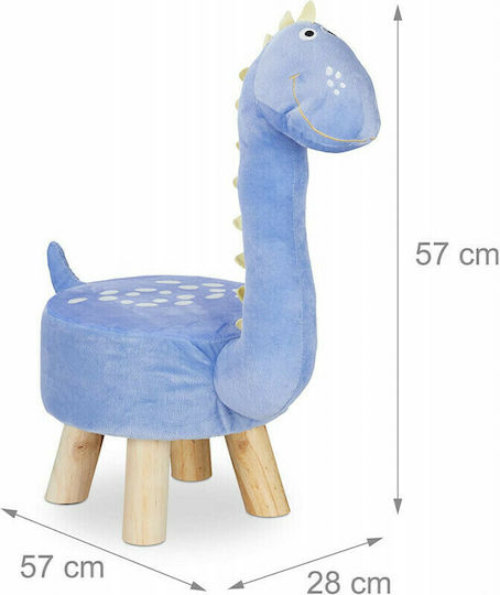 Scaun Dinozaur 57x28x57 cm Albastru Scaun Dinozaur 57x28x57 cm Albastru
