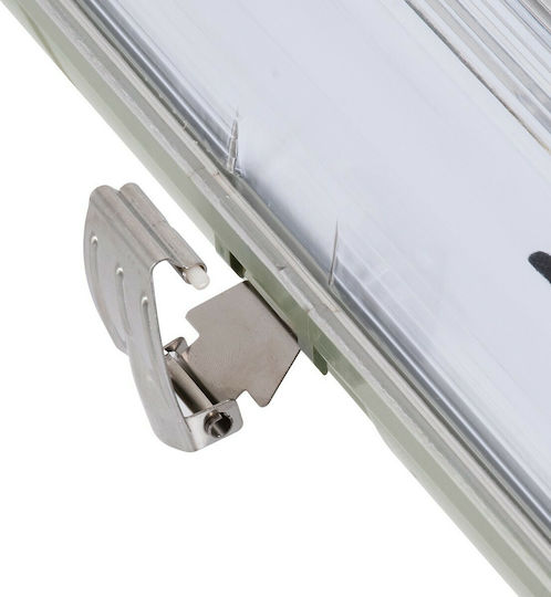 GloboStar Lighting Batten Single-Ended Outdoor with 2 Slots for LED Lamps T8 150cm