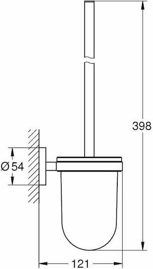 Grohe Essentials 40374DA1 Metalic Coș de gunoi pentru baie Warm Sunset
