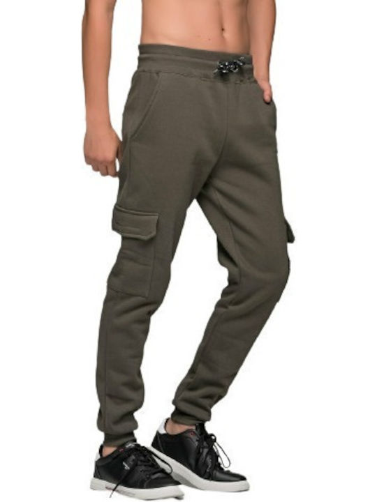 Ndc Men's Sweatpants with Rubber Khaki