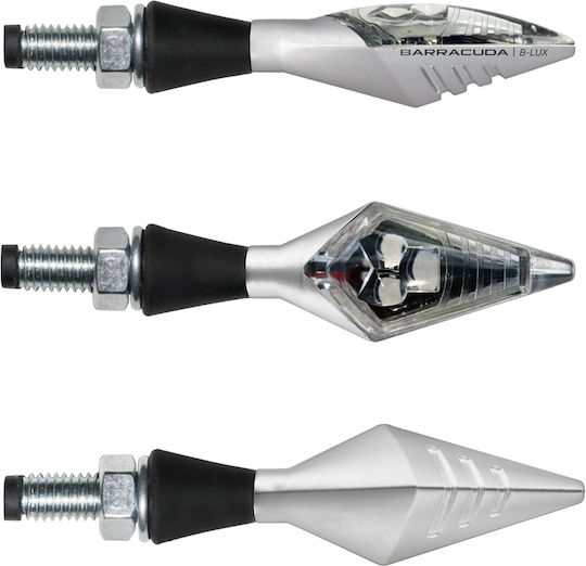 Barracuda Flash за Мотоциклет Черен LED 2бр