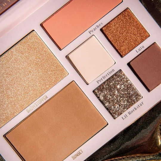 BPerfect Cosmetics Mrs Glam Spotlight Palette mit Mehrfarbigen Gepressten Puder Lidschatten in Formulierung 22gr