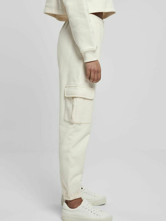 Jogginghose Jogger Vlies White Sand