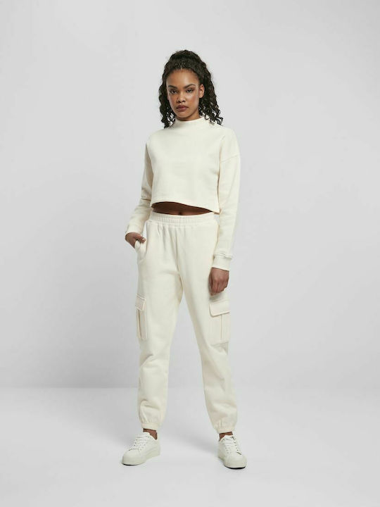 Jogginghose Jogger Vlies White Sand