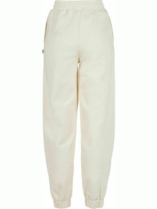 Women's Sweatpants with Jogger Fleece White