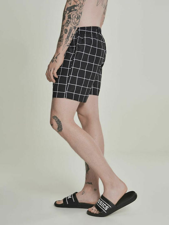 Men's Swimwear Bermuda Black/white with Patterns