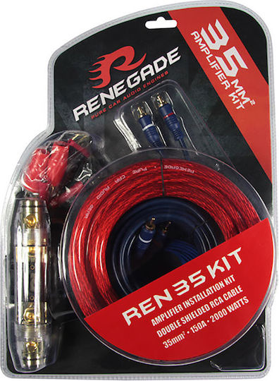 Renegade Car Audio Set de Cabluri Audio Auto Amplificator Auto REN35KIT până la 2000W
