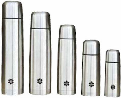 Sidirela Bottle Thermos Stainless Steel Silver 750ml with Cap-Cup Ε-1817