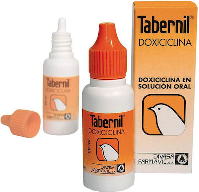 Tabernil Doxiciclina Divasa Farmavic Nahrungsergänzungsmittel für Vögel 20ml 20ml 100gr