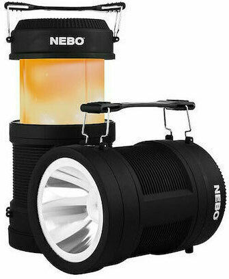 Nebo Big Poppy Led Rechargeable Lantern for Camping with Flashlight & Powerbank 300lm