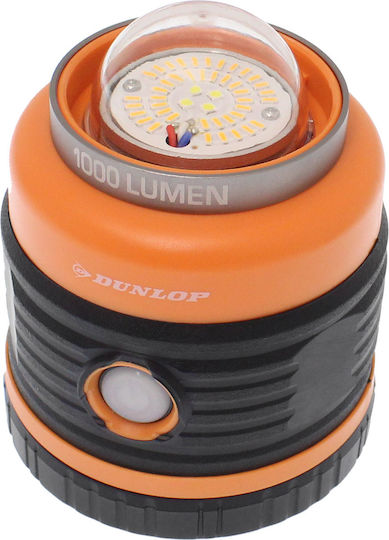 Dunlop Led Battery Lantern for Camping with Flashlight 1000lm