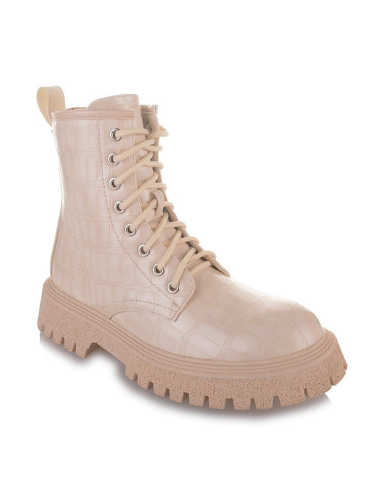 Famous Shoes Women's Ankle Boots Beige