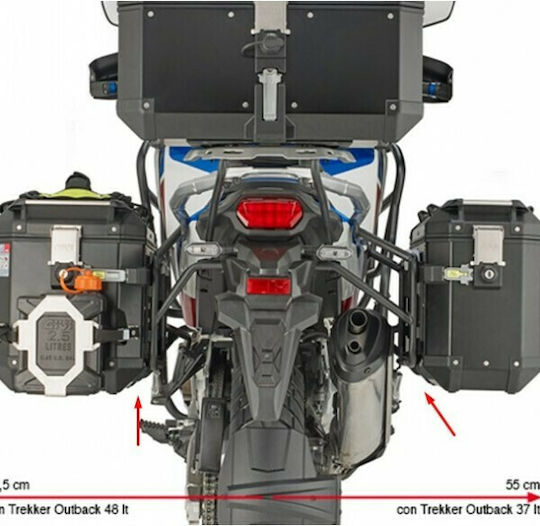 Givi Πλαϊνές Βάσεις για Honda CRF 1000L Africa Twin
