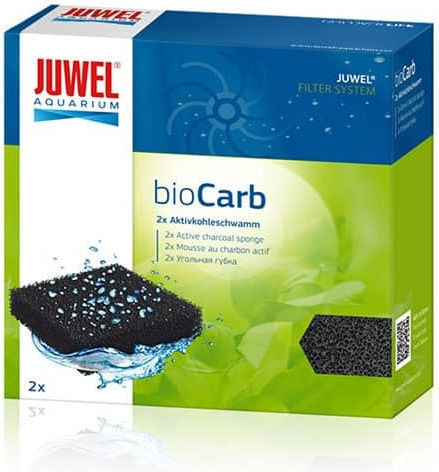 Juwel bioCarb Sponge for Aquarium Filter with Activated Carbon Activated Carbon Sponge (XL) 2 Pieces 2 Pieces