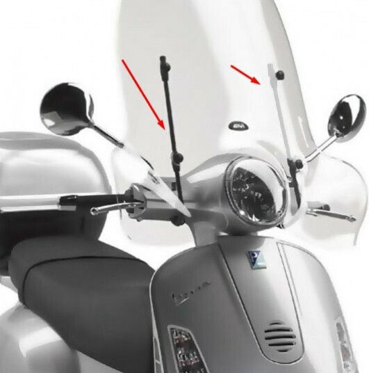 Givi Motorcycle Windshield & Windscreen Installation Kit for Vespa GTS 250 A104A