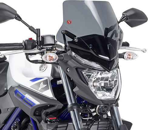 Givi Motorcycle Windshield & Windscreen Tinted Visor for Yamaha MT-03 A2127