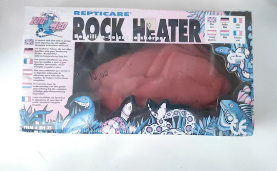 Zoomed Rock Heater Mini Heating Accessory for Reptiles Terrarium