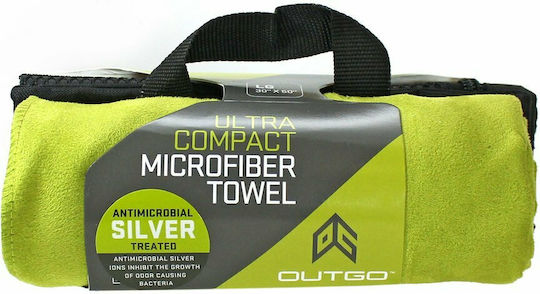 Gear Aid Outgo Πετσέτα Microfiber Προσώπου Αντιβακτηριδιακή σε Θήκη Πράσινη 102x51εκ.