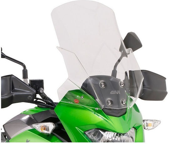 Givi Motorcycle Windshield & Windscreen Transparent Visor for Kawasaki Versys 300 2017-2020 D4121ST