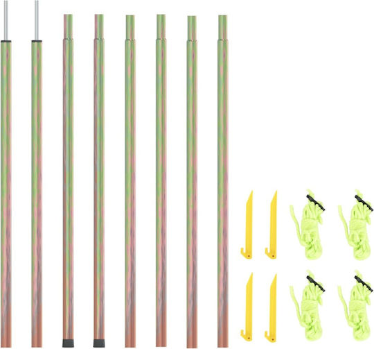 vidaXL Uprights for Camping Tent Set 2pcs 250cm