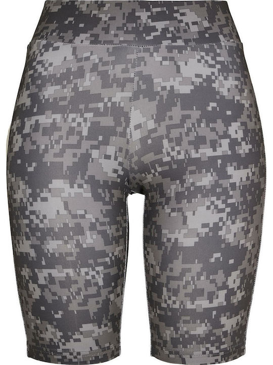 Yoga Γυναικείο Ποδηλατικό Κολάν Ψηλόμεσο Dark Digital Camo