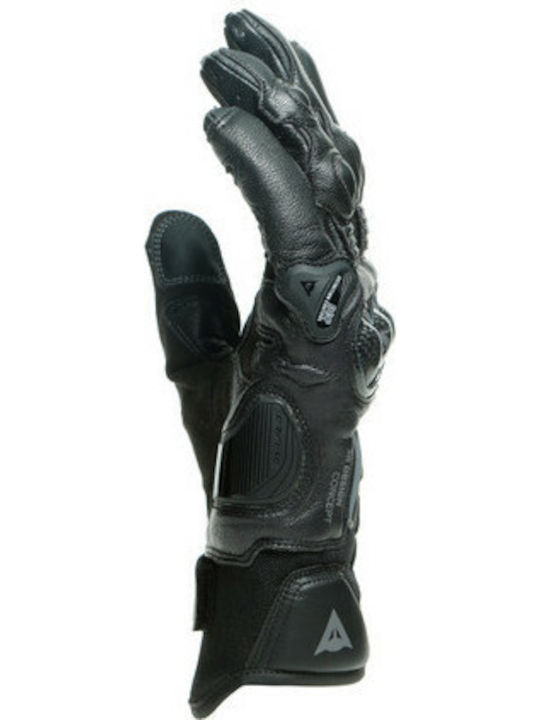 Dainese Carbon 3 Short Summer Men's Motorcycle Gloves Leather Black