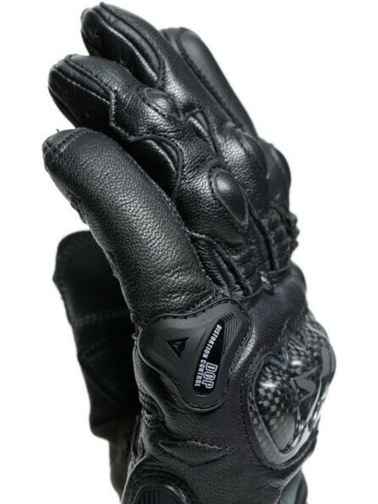 Dainese Carbon 3 Short Summer Men's Motorcycle Gloves Leather Black