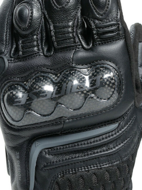 Dainese Carbon 3 Short Summer Men's Motorcycle Gloves Leather Black
