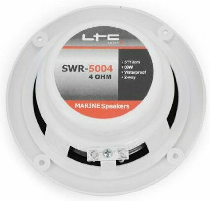 LTC Audio Σετ Ηχεία Σκάφους Αδιάβροχα 5" με 30W RMS Λευκό