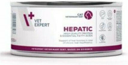 VetExpert Hepatic Cat Мокра Храна за Възрастни Котки в Може да с Meat и Ориз Диетична 100гр